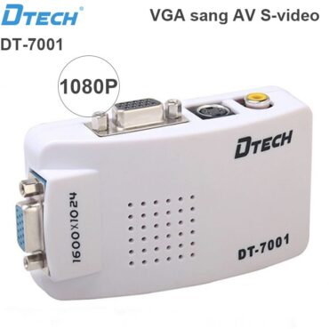 Bộ chuyển đổi VGA sang S-video và AV Dtech DT-7001 - Phụ Kiện Điện Tử Việt Nam