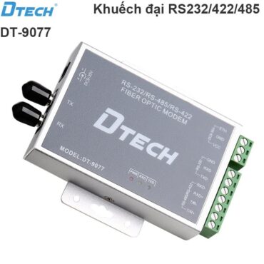 Bộ chuyển đổi RS232-RS422-RS485 qua cáp quang 20KM Dtech DT-9077 - Phụ Kiện Điện Tử Việt Nam