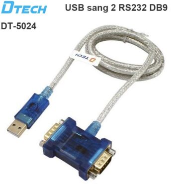 Dây USB to 2 RS232 (USB to 2 com) DTECH - DT-5024 - Phụ Kiện Điện Tử Việt Nam