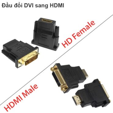 Đầu chuyển đổi DVI 24+1 to HDMI chuyển 2 chiều tín hiệu DVI sang HDMI và HDMI sang DVI - Phụ Kiện Điện Tử Việt Nam