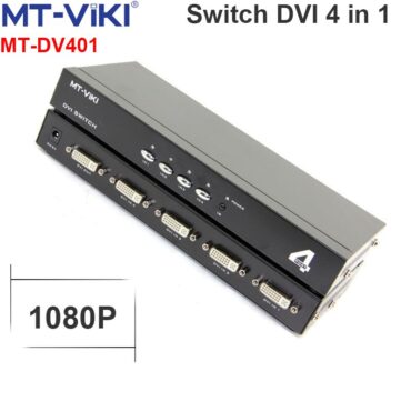 Bộ gộp DVI 4 vào 1 - Switch DVI 4 in 1 out MT-VIKI MT-DV401 - Phụ Kiện Điện Tử Việt Nam