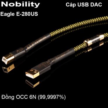 Cáp Audio USB DAC lõi đồng tinh khiết 6N OCC Nobility Eagle E-280US 1 mét - Phụ Kiện Điện Tử Việt Nam