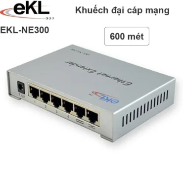 Bộ khuếch đại tín hiệu cáp mạng 600 mét. Ethernet Extender EKL-NE300 - Phụ Kiện Điện Tử Việt Nam