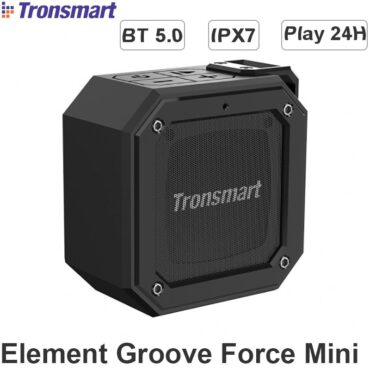 Loa bluetooth 5.0 chống nước IPX7 10W pin trâu 24H Tronsmart Element Groove Force Mini - Phụ Kiện Điện Tử Việt Nam