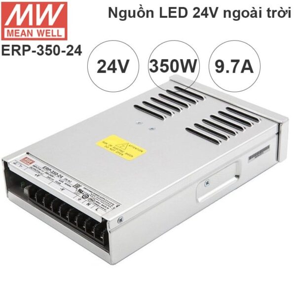 Nguồn tổng ngoài trời DC 24V 14.6A MeanWell ERP-350-24