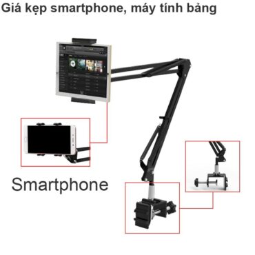 Giá đỡ Smartphone Tab kẹp đầu giường, cạnh bàn - Phụ Kiện Điện Tử Việt Nam