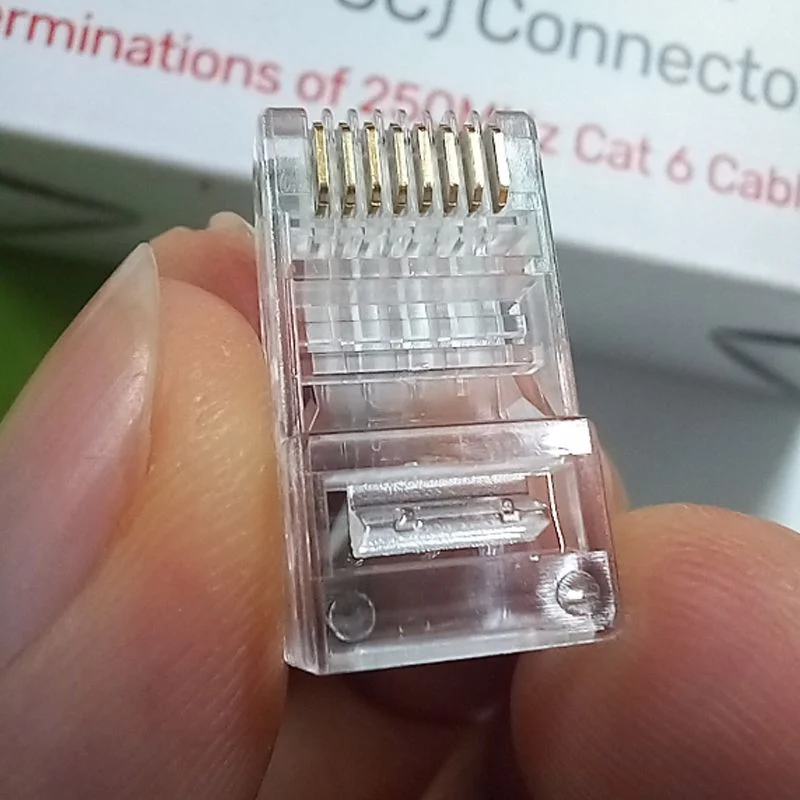 Hạt mạng, đầu bấm mạng RJ45 CAT6 UTP Unitek Y-OT19TP ( hộp 100 hạt ) - Phụ Kiện Điện Tử Việt Nam