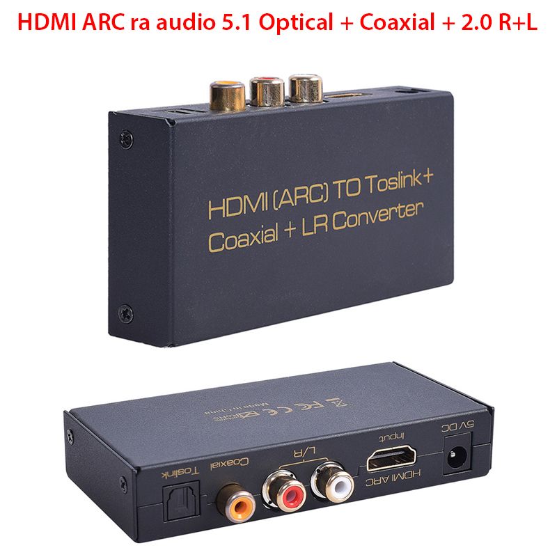 Bộ chuyển HDMI TV ARC ra Audio Toslink Coaxial RCA R+L - Phụ Kiện Điện Tử Việt Nam