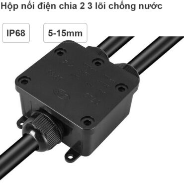 Hộp nối điện ngoài trời chia 2 3 lõi chống nước IP68 dùng cho dây 5-15mm ZAAGUU G172 - Phụ Kiện Điện Tử Việt Nam