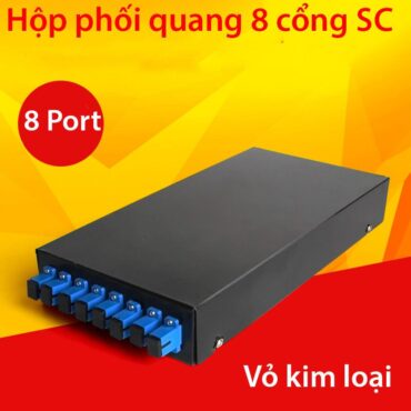 Hộp phối quang 8 cổng SC 8FO vỏ kim loại giá rẻ - Phụ Kiện Điện Tử Việt Nam