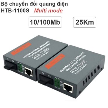 Bộ chuyển đổi quang điện ra mạng LAN 25Km 100Mbps NetLink HTB-1100S - Phụ Kiện Điện Tử Việt Nam