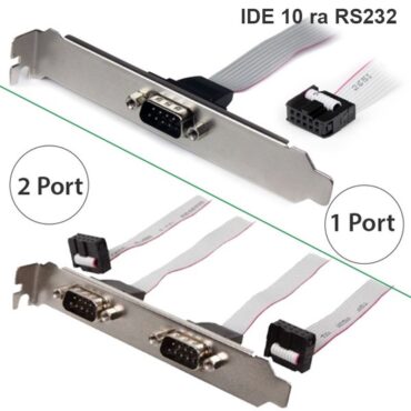 Cáp IDE-10 mainboard mở rộng ra  RS232 1Port  và 2 Port- 0.3m - Phụ Kiện Điện Tử Việt Nam