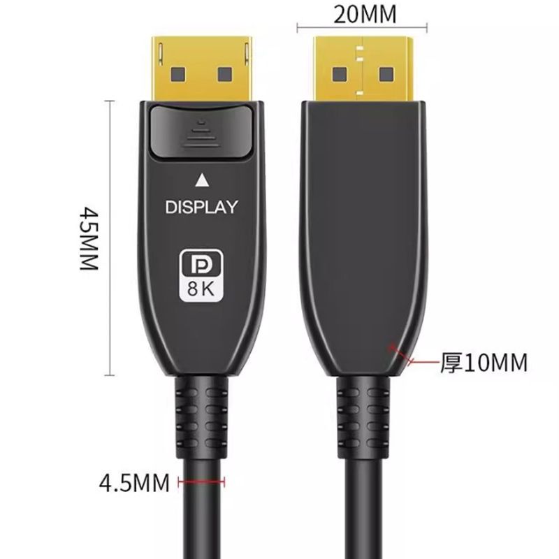 Dây cáp Displayport 1.4 sợi quang giá rẻ chuẩn 8K dài 10M đến 100M - Phụ Kiện Điện Tử Việt Nam