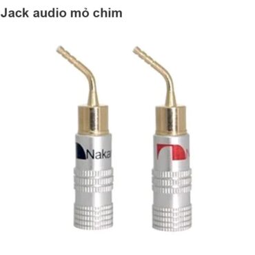Rắc Audio mỏ chim Nakamichi, rắc Audio cắm mỏ chim cho loa amplifier mạ vàng (1 chiếc) - Phụ Kiện Điện Tử Việt Nam