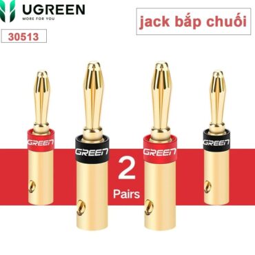 Rắc Audio bắp chuối Ugreen 30513 (bộ 4 chiếc) - Phụ Kiện Điện Tử Việt Nam