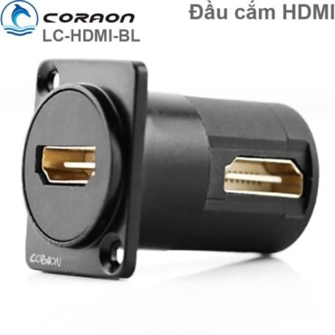 Đầu cắm HDMI kèm mặt bắt vít gắn âm tường âm sàn thiết kế cắm vuông góc Coraon LC-HDMI-BL - Phụ Kiện Điện Tử Việt Nam