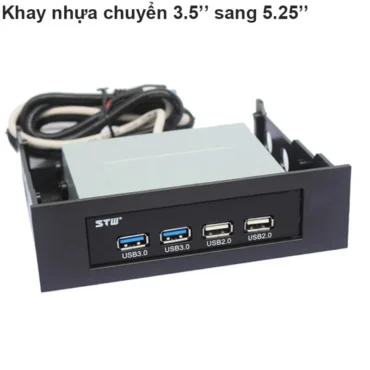 Khay nhựa gắn chuyển đổi kích thước 3.5'' sang 5.25'' lắp vỏ thùng case PC - Phụ Kiện Điện Tử Việt Nam