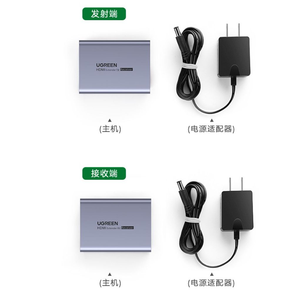 Bộ khuếch đại kéo dài HDMI qua cáp mạng RJ45 70M Ugreen 20519 CM455 - Phụ Kiện Điện Tử Việt Nam