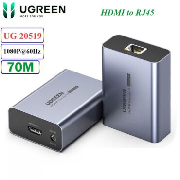 Bộ khuếch đại kéo dài HDMI qua cáp mạng RJ45 70M Ugreen 20519 CM455 - Phụ Kiện Điện Tử Việt Nam