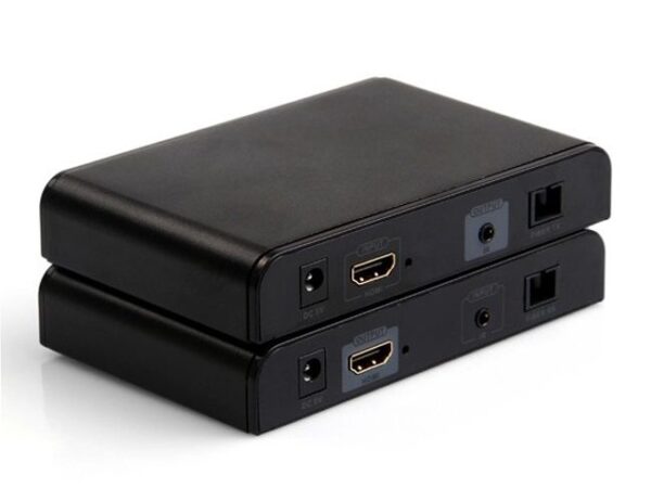 Bộ khuếch đại kéo dài HDMI qua cáp quang 20Km full HD1080P LengKeng LKV-378