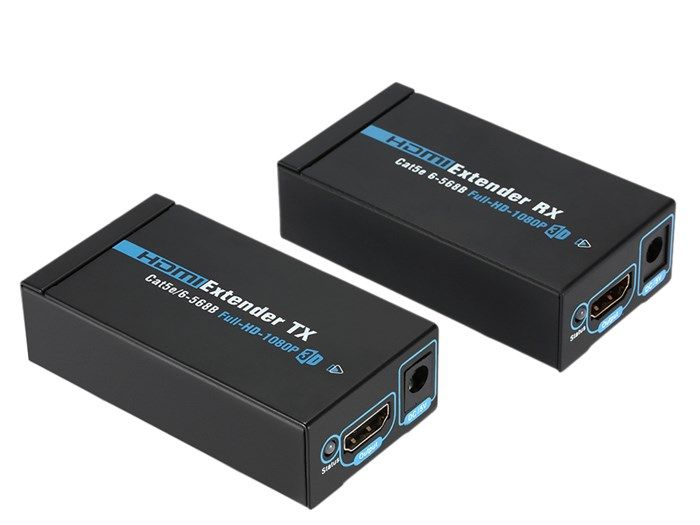 Bộ khuếch đại tín hiệu HDMI 50m. Nối dài cáp HDMI qua đường dây mạng, hỗ trợ full HD1080p - Phụ Kiện Điện Tử Việt Nam
