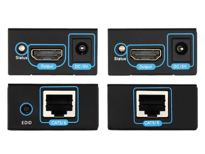 Bộ khuếch đại tín hiệu HDMI 50m. Nối dài cáp HDMI qua đường dây mạng, hỗ trợ full HD1080p - Phụ Kiện Điện Tử Việt Nam