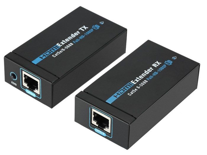 Bộ khuếch đại tín hiệu HDMI 50m. Nối dài cáp HDMI qua đường dây mạng, hỗ trợ full HD1080p - Phụ Kiện Điện Tử Việt Nam