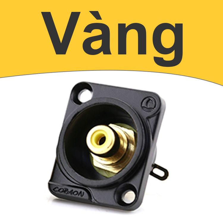 Đầu hàn jack cắm AV RCA Video Female có mặt bắt vít Coraon LC-RCA - 2 4 9 - Phụ Kiện Điện Tử Việt Nam