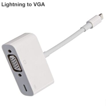 Cáp lightning to VGA cho iPhone iPad (hàng chính hãng) - Phụ Kiện Điện Tử Việt Nam