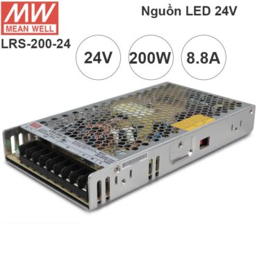 Nguồn DC LED 24V-8.8A 211,2W Meanwell LRS-200-24 - Phụ Kiện Điện Tử Việt Nam