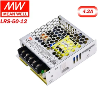 Nguồn DC LED 12V-4.2A 50W Meanwell LRS-50-12 - Phụ Kiện Điện Tử Việt Nam