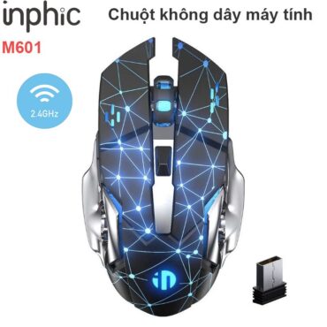 Chuột game không dây 2.4GHz 1600DPI đèn LED Inphic M601 - Phụ Kiện Điện Tử Việt Nam