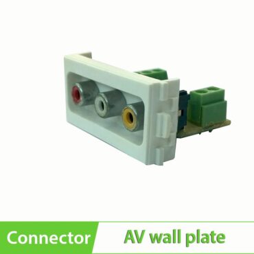 Đế AV (RCA) âm tường loại vặn vít, Phụ kiện điện tử Hà Nội - Phụ Kiện Điện Tử Việt Nam