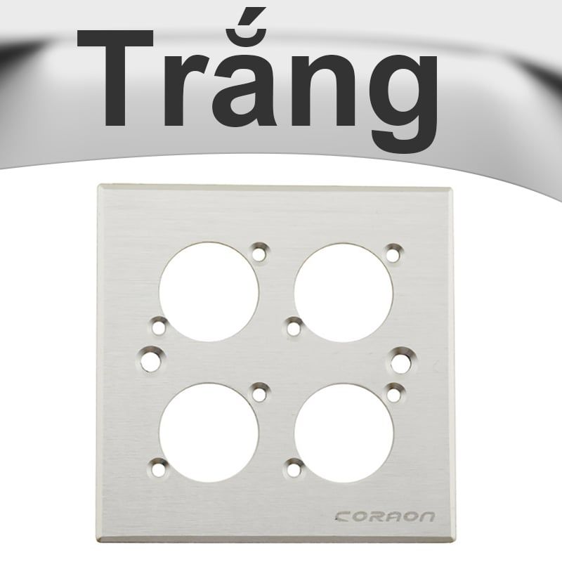 Mặt che hộc ổ cắm âm tường âm sàn I Miếng che đậy cổng chờ mặt âm tường âm sàn Coraon LC-TKB - Phụ Kiện Điện Tử Việt Nam