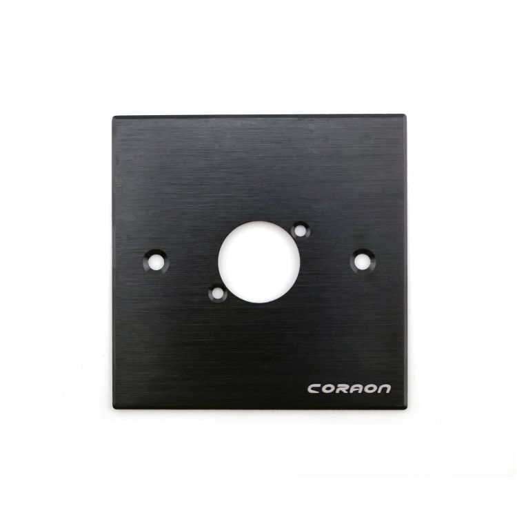 Mặt nạ ổ cắm đơn cho đế âm tường âm sàn Coraon 86A-1W/B - Phụ Kiện Điện Tử Việt Nam