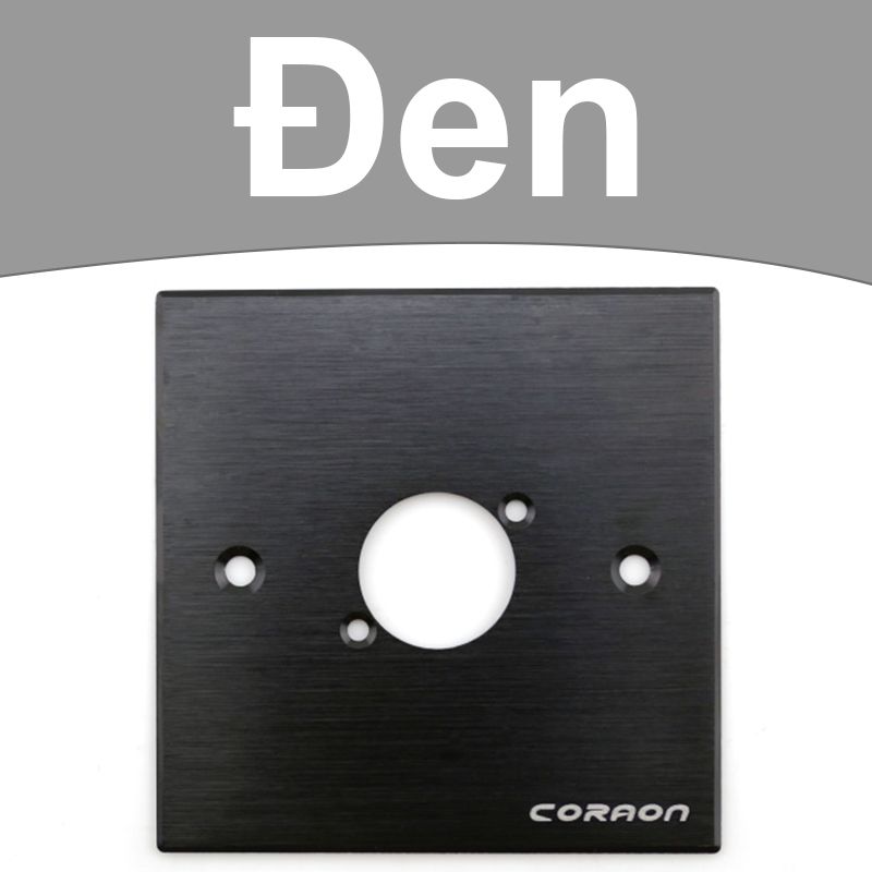 Mặt nạ ổ cắm 2 nhân cho đế âm tường âm sàn Coraon 86A-2-W | 86A-2-B (đen/trắng) - Phụ Kiện Điện Tử Việt Nam