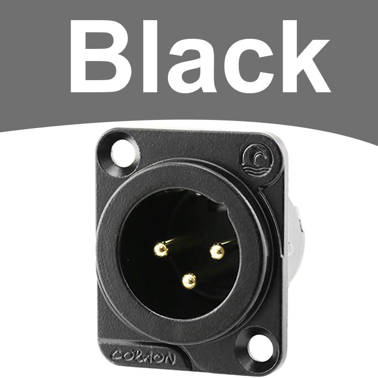 Đầu hàn cổng XLR Male gắn trên tường bảng điều khiển Coraon LC3MD-W LC3MD-B - Phụ Kiện Điện Tử Việt Nam