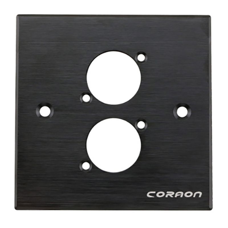 Mặt nạ ổ cắm 2 nhân cho đế âm tường âm sàn Coraon 86A-2-W | 86A-2-B (đen/trắng) - Phụ Kiện Điện Tử Việt Nam