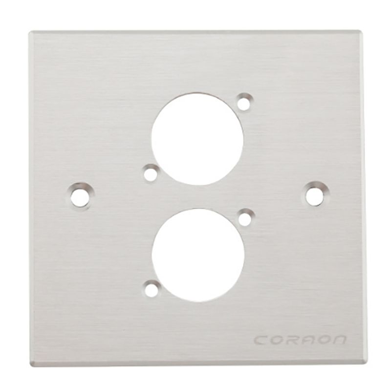 Mặt nạ ổ cắm 2 nhân cho đế âm tường âm sàn Coraon 86A-2-W | 86A-2-B (đen/trắng) - Phụ Kiện Điện Tử Việt Nam