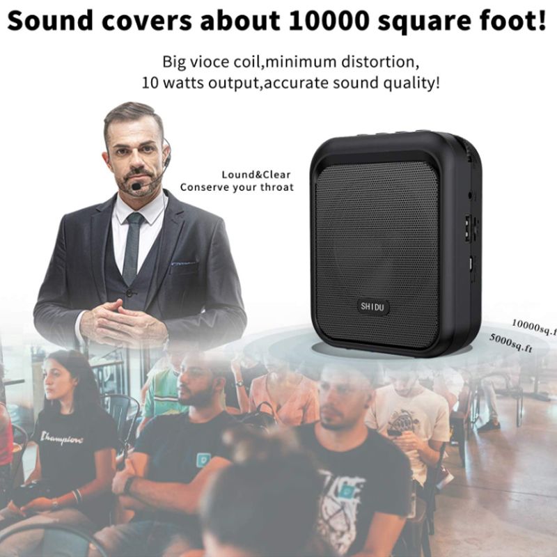 Máy trợ giảng có dây shidu SD-M100 công suất 10W có bluetooth - Phụ Kiện Điện Tử Việt Nam