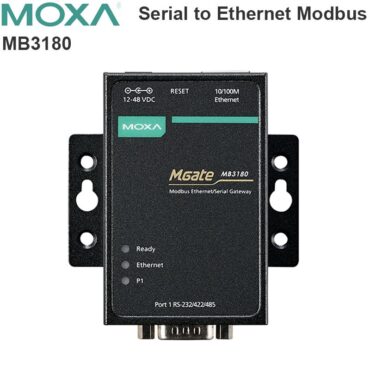 RS232/422/485 to ethernet TCP/IP modbus gateways Moxa MB3180 - Phụ Kiện Điện Tử Việt Nam