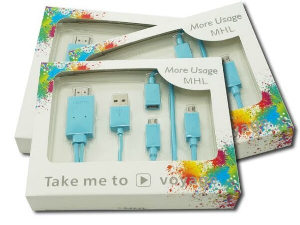 Cáp MHL to HDMI 2m đa năng (Micro USB 5pin & 11pin) dùng được cho các loại điện thoại hỗ trợ MHL