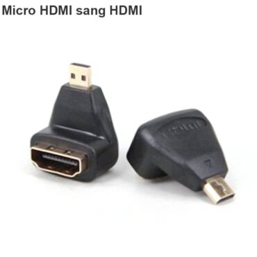 Đầu chuyển đổi Micro HDMI to HDMI bẻ góc 90 độ, Đầu bẻ góc HDMI phụ kiện điện tử Hà Nội - Phụ Kiện Điện Tử Việt Nam
