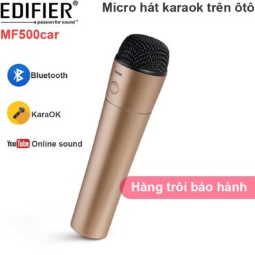 Micro không dây hát Karaoke trên ô tô xe hơi Edifier MF500Car - Phụ Kiện Điện Tử Việt Nam