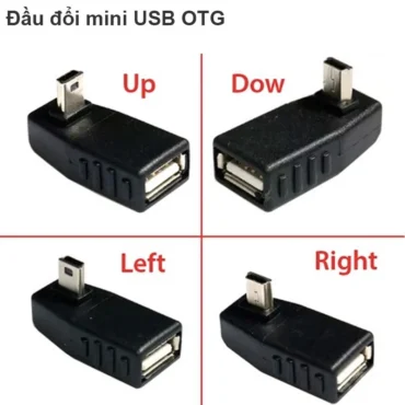 Đầu chuyển Mini USB hình thang ra USB OTG - dùng USB MP3 cho xe hơi - Phụ Kiện Điện Tử Việt Nam