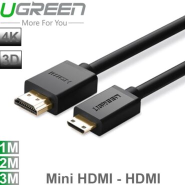 Cáp Mini HDMI To HDMI Ugreen 1M | 2M | 3M, Cáp HDMI phụ kiện điện tử - Phụ Kiện Điện Tử Việt Nam