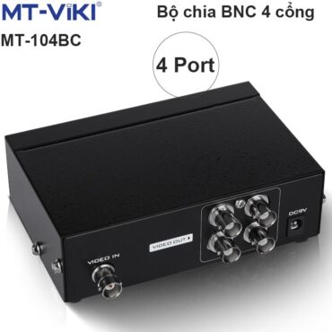 Bộ chia tín hiệu BNC Video 1 ra 4 cổng MT-VIKI MT-104BC - Phụ Kiện Điện Tử Việt Nam