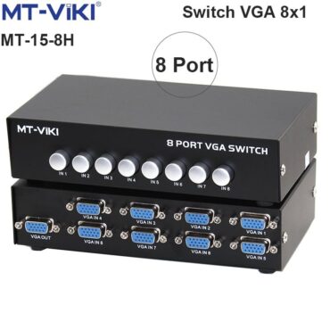 Switch VGA 8 Port - Chuyển mạch 8 CPU ra 1 màn hình MT-VIKI MT-15-8H - Phụ Kiện Điện Tử Việt Nam