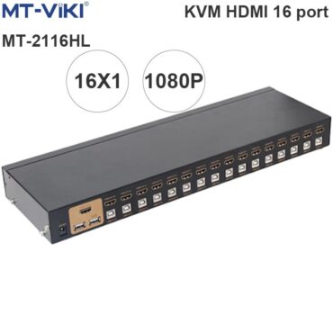 KVM Switch HDMI 16x1 Bộ chuyển mạch HDMI và USB KVM 16 cổng điều khiển từ xa phím nóng MT-VIKI MT-2116HL - Phụ Kiện Điện Tử Việt Nam