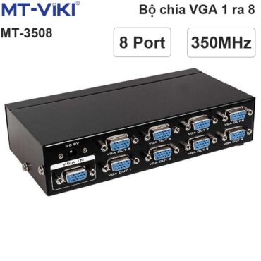 Bộ chia VGA 1 ra 8 350MHz MT-VIKI MT-3508 - Phụ Kiện Điện Tử Việt Nam